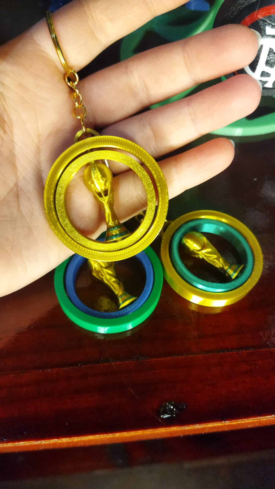 Chaveiros criativos em 3D